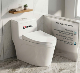 Bàn cầu liền khối SENAL-SN 235
