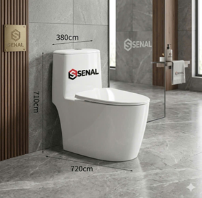 Bàn cầu liền khối SENAL-SN 1014
